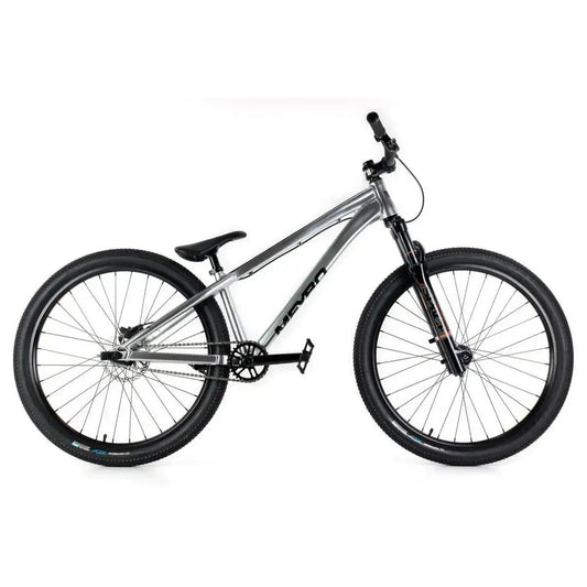 Meybo Bikes Silver Meybo Steez Dirt Jump 26 Inch Mountain Bike Silver