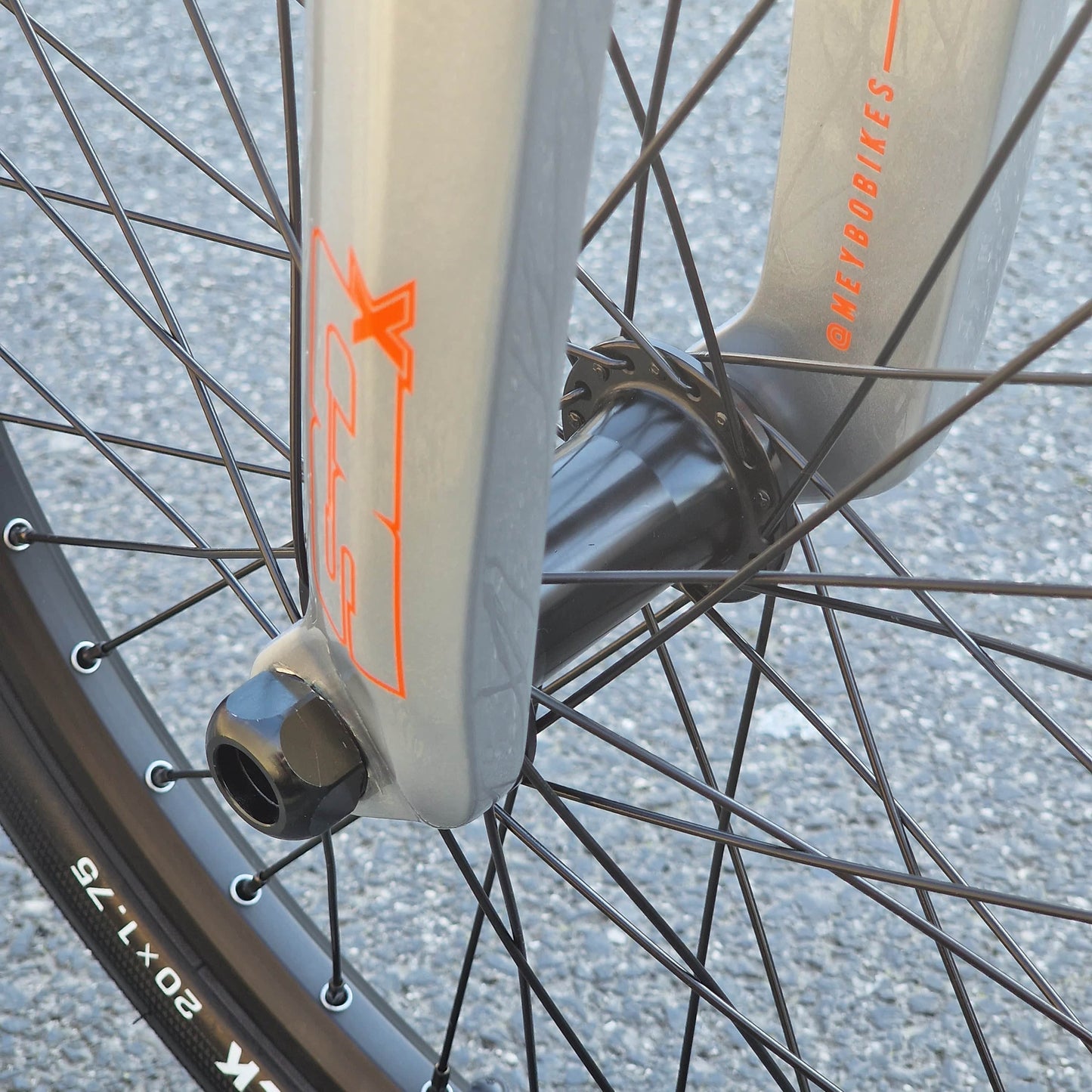 Meybo BMX Racing Bikes Meybo Superclass Pro 22" TT Race Bike Grey / Orange