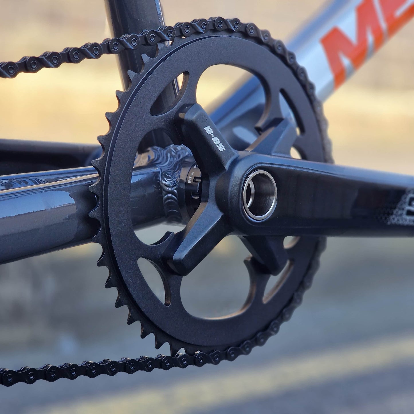 Meybo BMX Racing Bikes Meybo Superclass Pro 22" TT Race Bike Grey / Orange