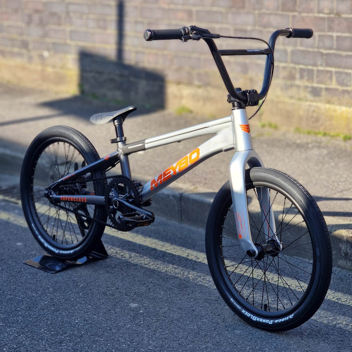 Meybo BMX Racing Bikes Meybo Superclass Pro 22" TT Race Bike Grey / Orange
