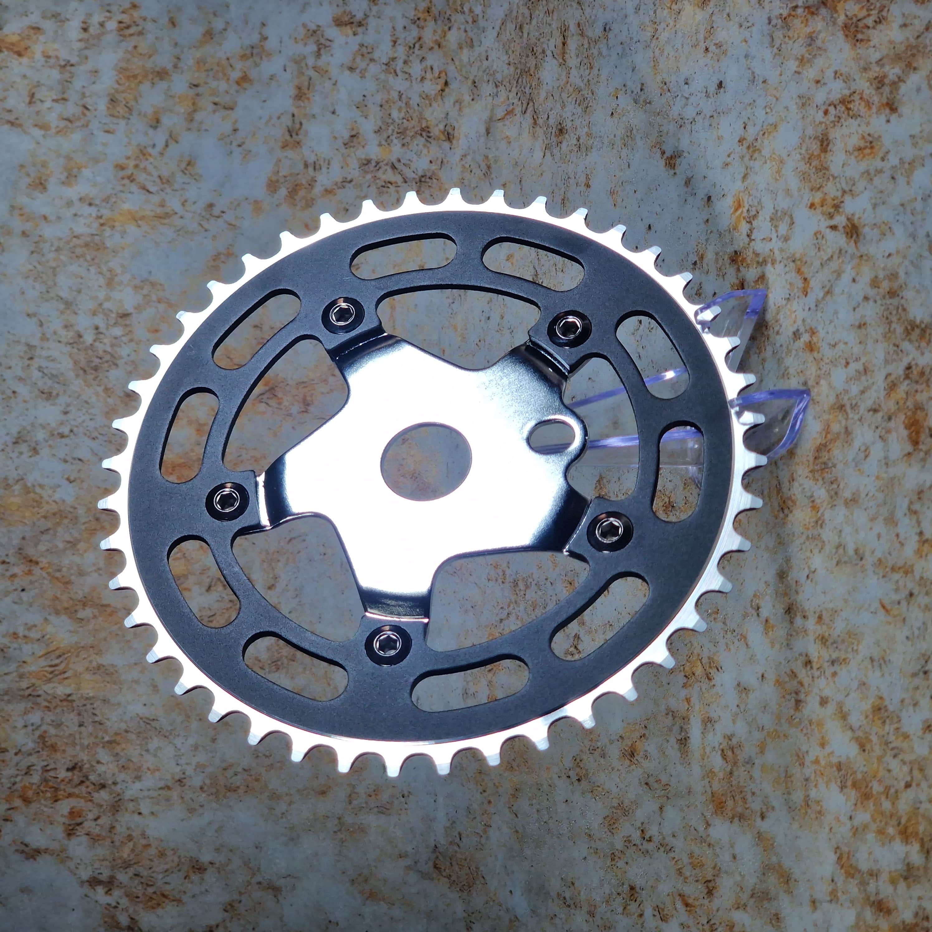 Mirage Old School Crank Powerdisc with Chainring and Bolts | Alans BMX