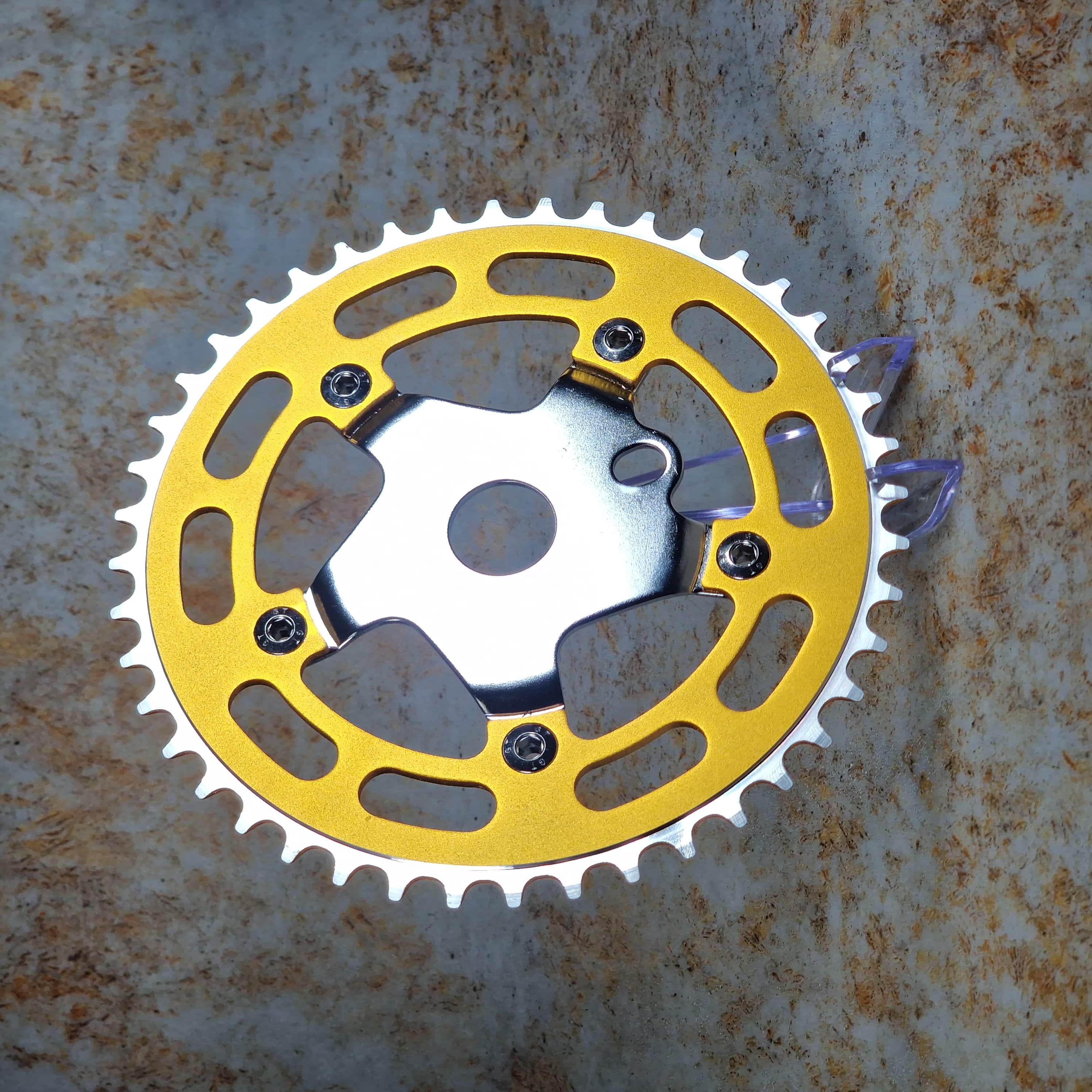 Mirage Old School Crank Powerdisc with Chainring and Bolts | Alans BMX