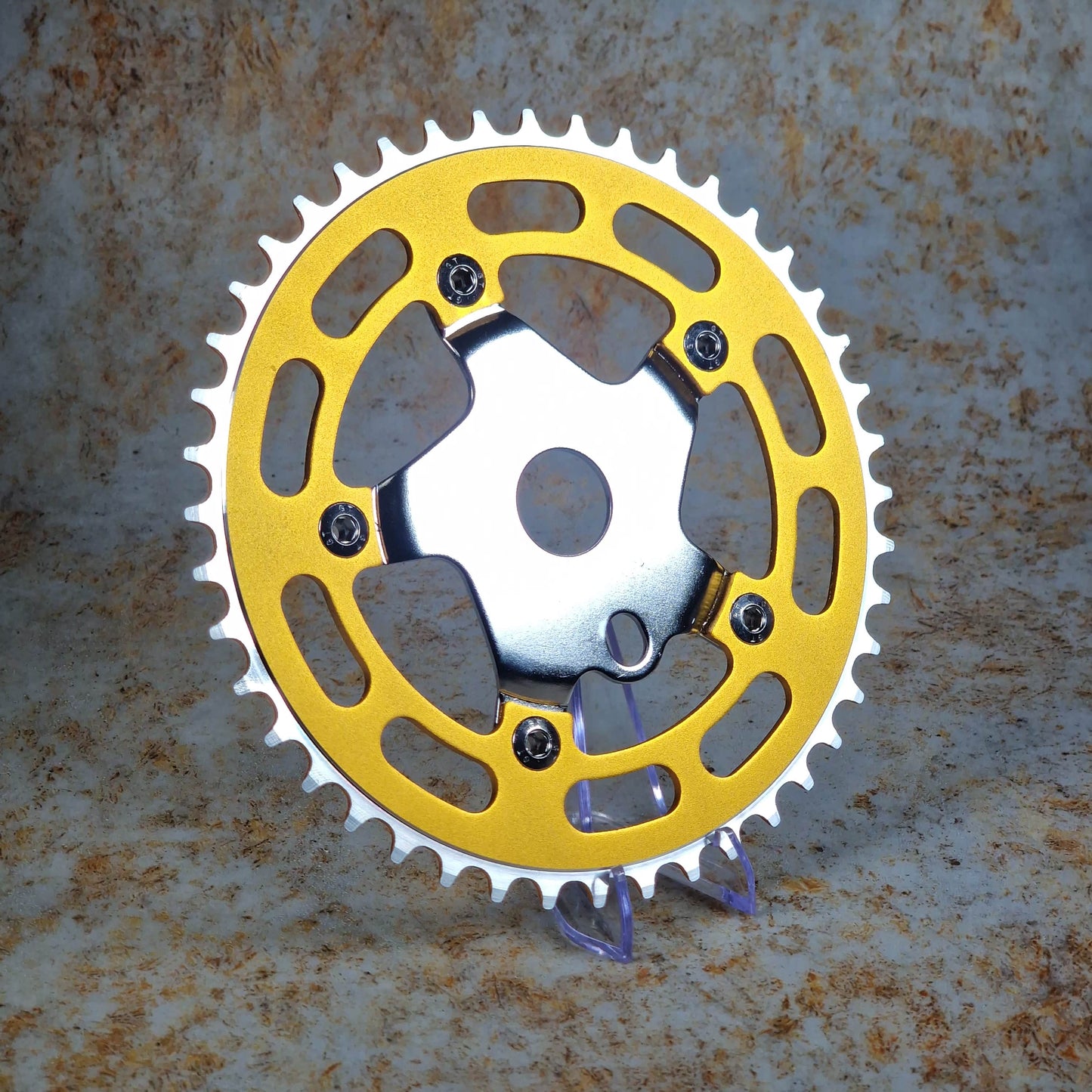 Mirage Old School BMX Mirage Crank Powerdisc with Chainring and Bolts