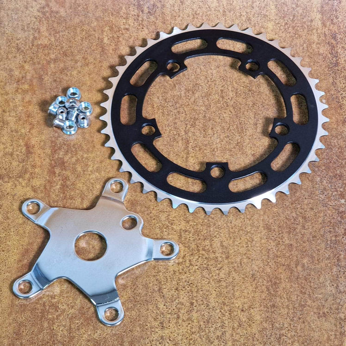 Mirage Old School BMX Mirage Crank Powerdisc with Chainring and Bolts