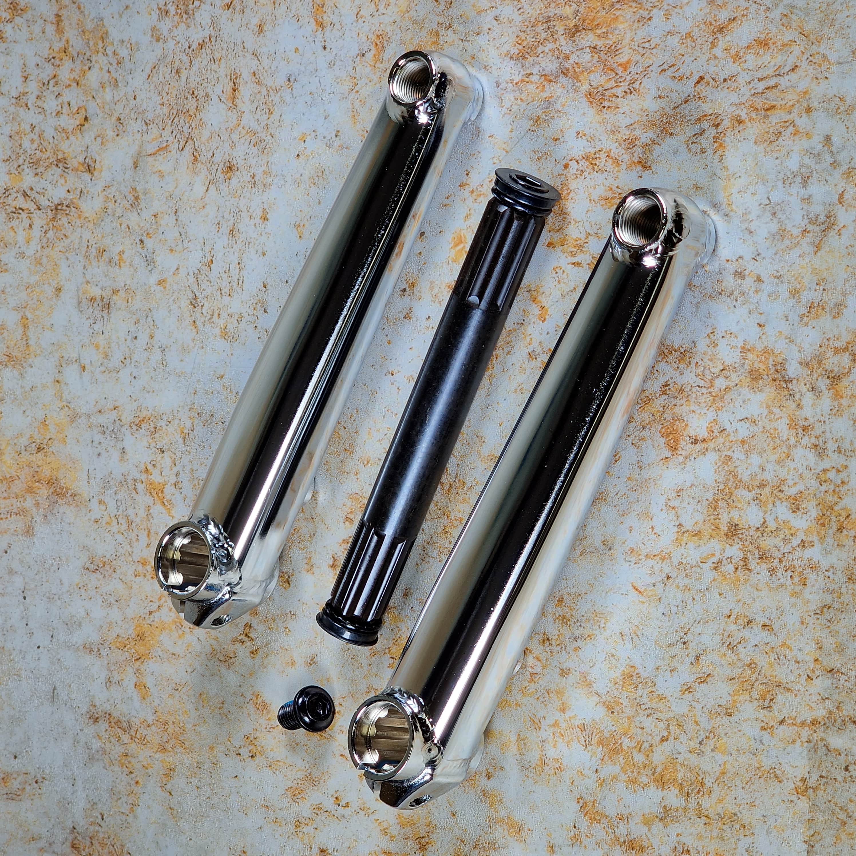 Mission Transit V3 BMX Cranks Chrome | Alans BMX