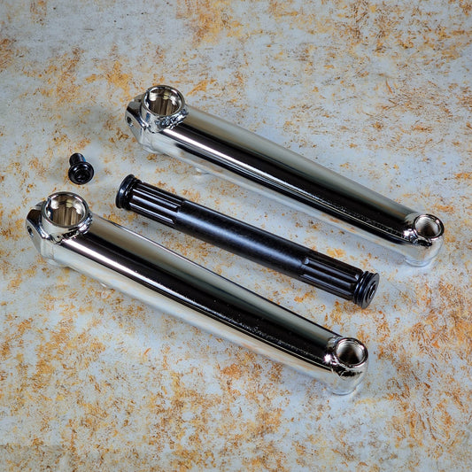 Mission BMX Parts Chrome / 175mm Mission Transit V3 Cranks Chrome