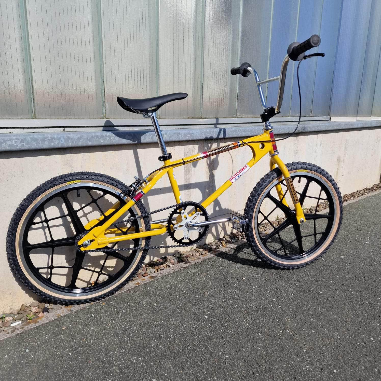 Mongoose Old School BMX Mongoose 1980 Motomag Bike Yellow