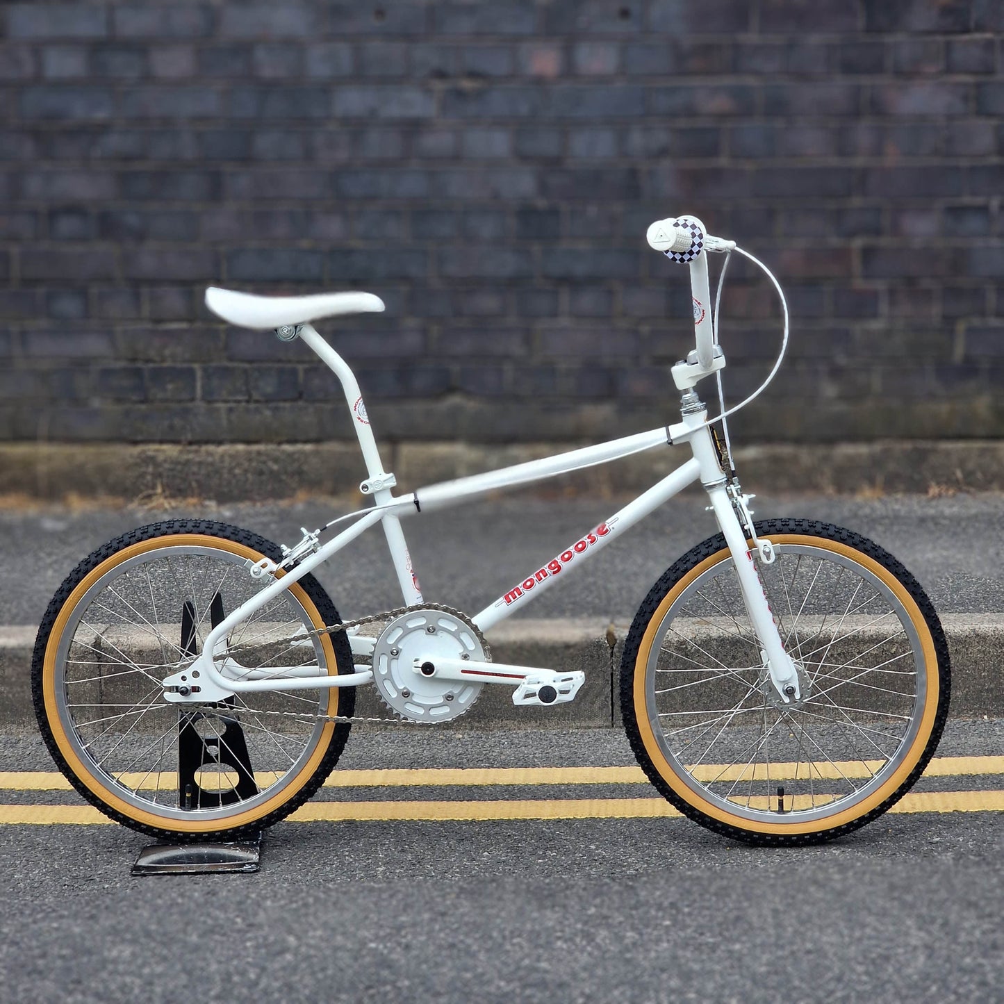 Mongoose Old School BMX Bikes White Mongoose 1986 Californian TC Bike White