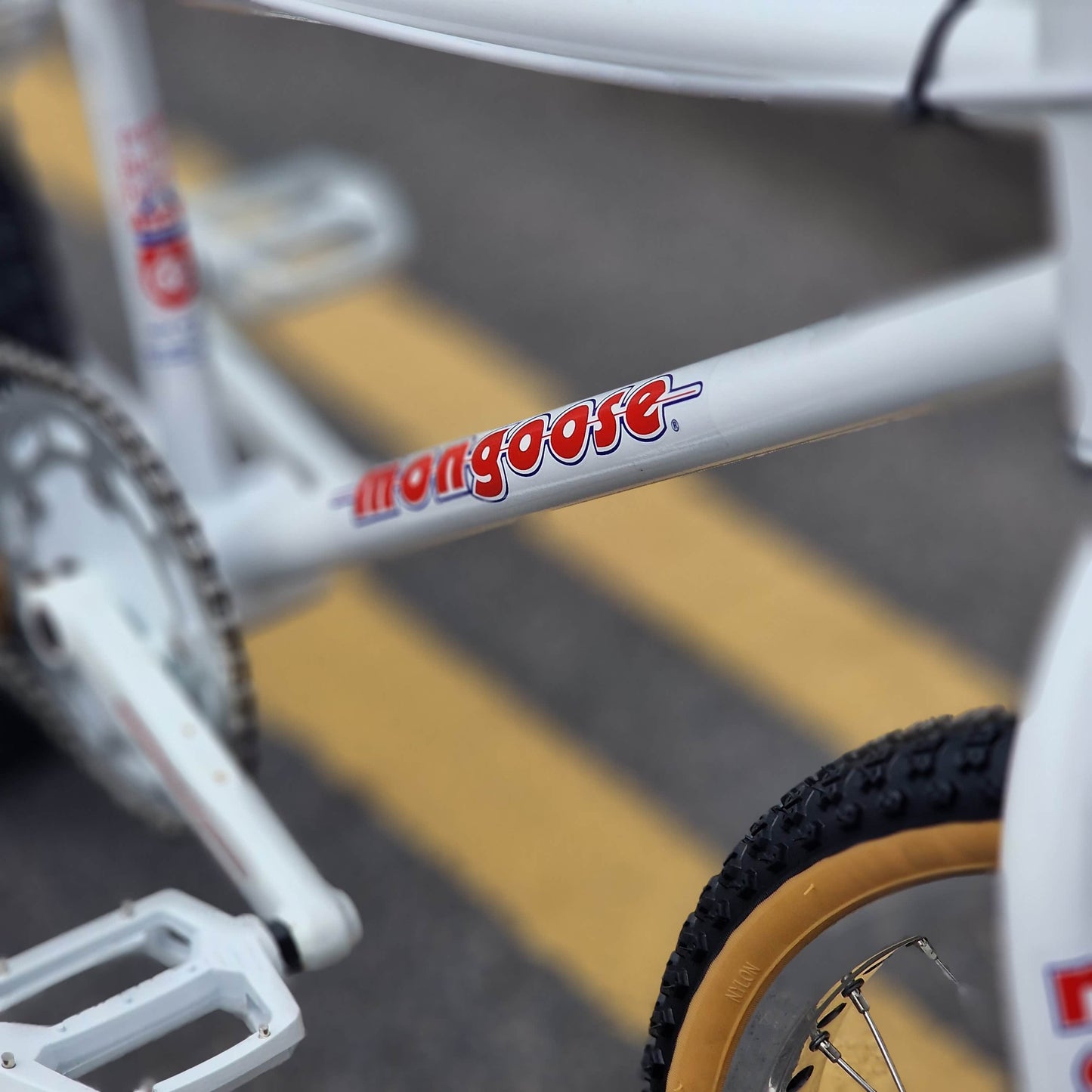 Mongoose Old School BMX Bikes White Mongoose 1986 Californian TC Bike White