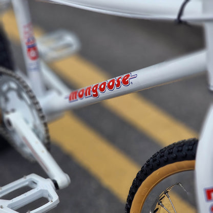 Mongoose Old School BMX Bikes White Mongoose 1986 Californian TC Bike White