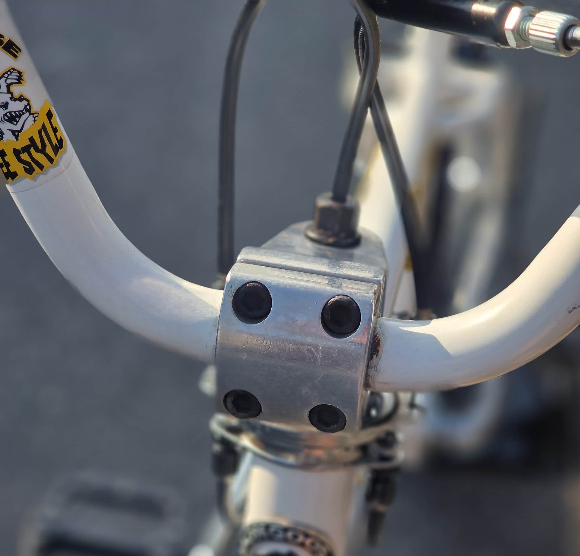 Mongoose Old School BMX Bikes White Mongoose 1998 Sniper Bike White Previously Owned