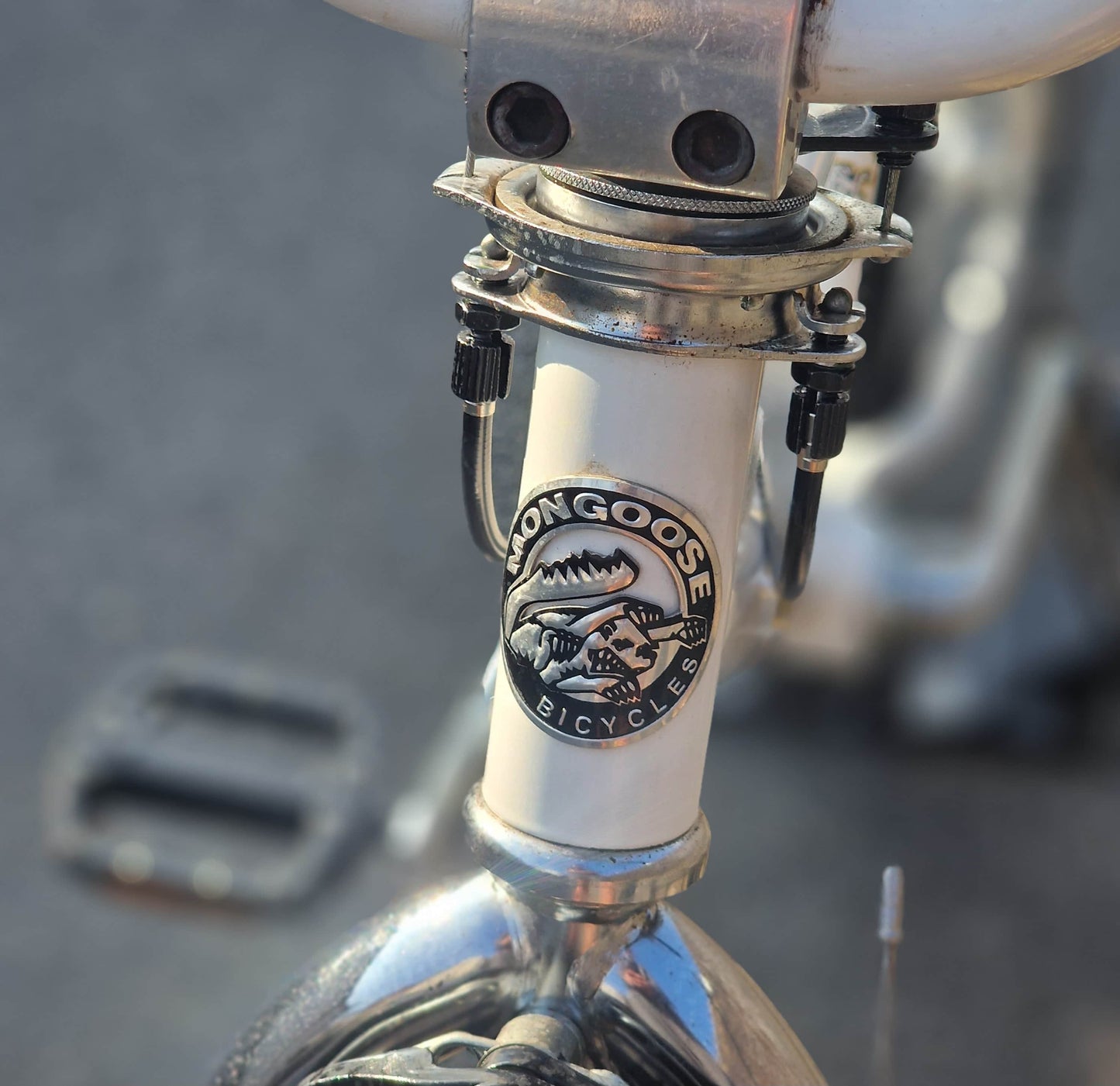 Mongoose Old School BMX Bikes White Mongoose 1998 Sniper Bike White Previously Owned