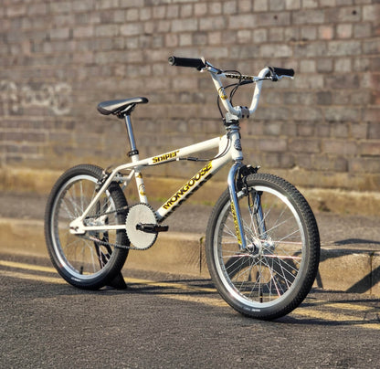 Mongoose Old School BMX Bikes White Mongoose 1998 Sniper Bike White Previously Owned