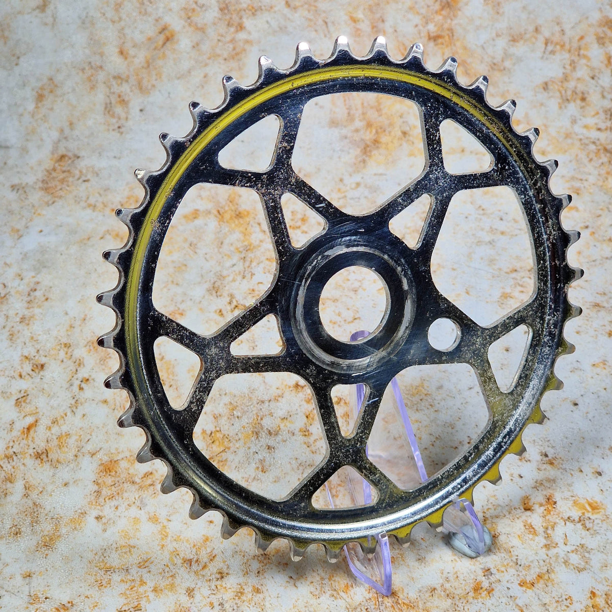 Mongoose Old School BMX Mongoose Sugino Snowflake Sprocket 40T Chrome Used Survivor