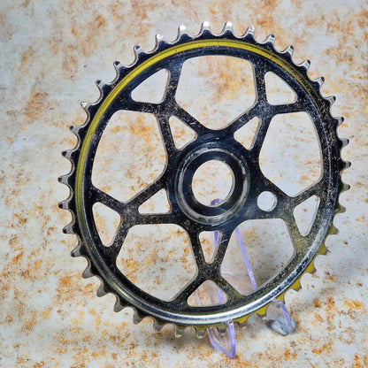 Mongoose Old School BMX Mongoose Sugino Snowflake Sprocket 40T Chrome Used Survivor