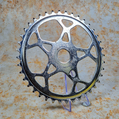 Mongoose Old School BMX Mongoose Sugino Snowflake Sprocket 40T Chrome Used Survivor
