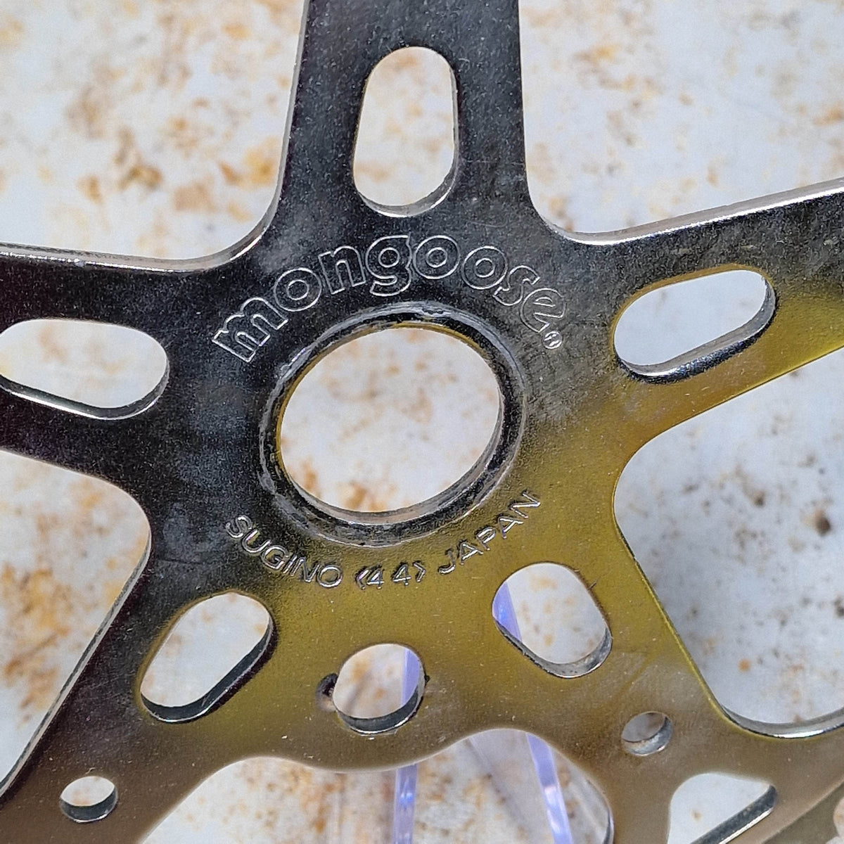 Mongoose Old School BMX Mongoose Sugino Snowflake Sprocket 44T Chrome Used Survivor