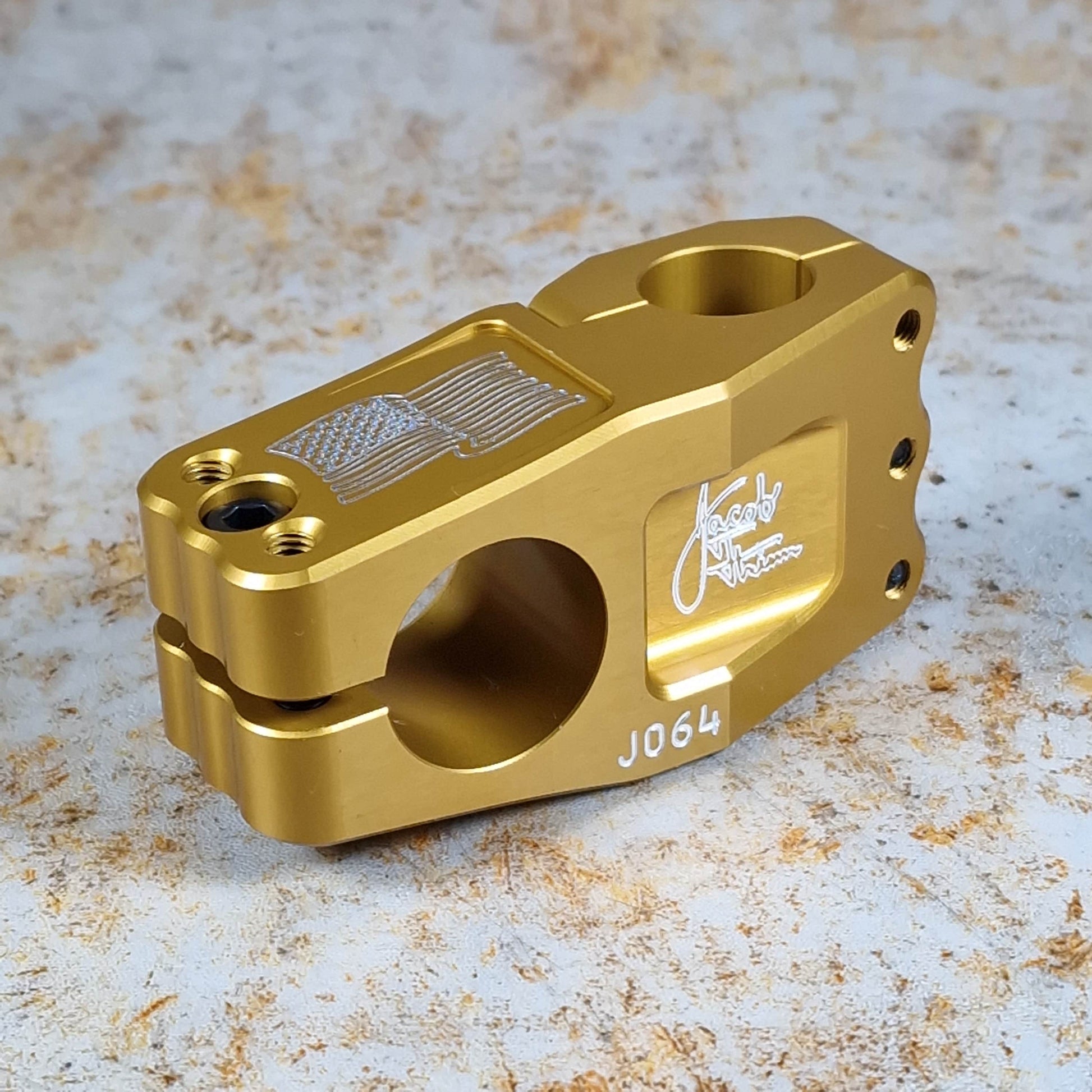 Nowear BMX BMX Parts Gold / 22.2mm Standard / 48mm Nowear BMX Jacob Thiems Bare Knuckle Stem