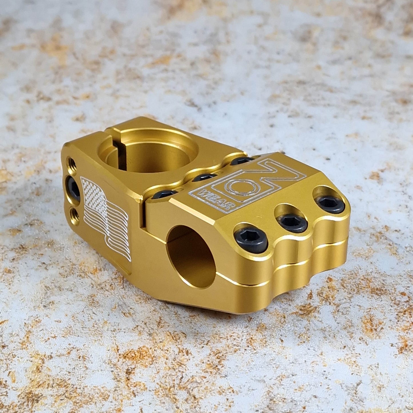 Nowear BMX BMX Parts Gold / 22.2mm Standard / 48mm Nowear BMX Jacob Thiems Bare Knuckle Stem