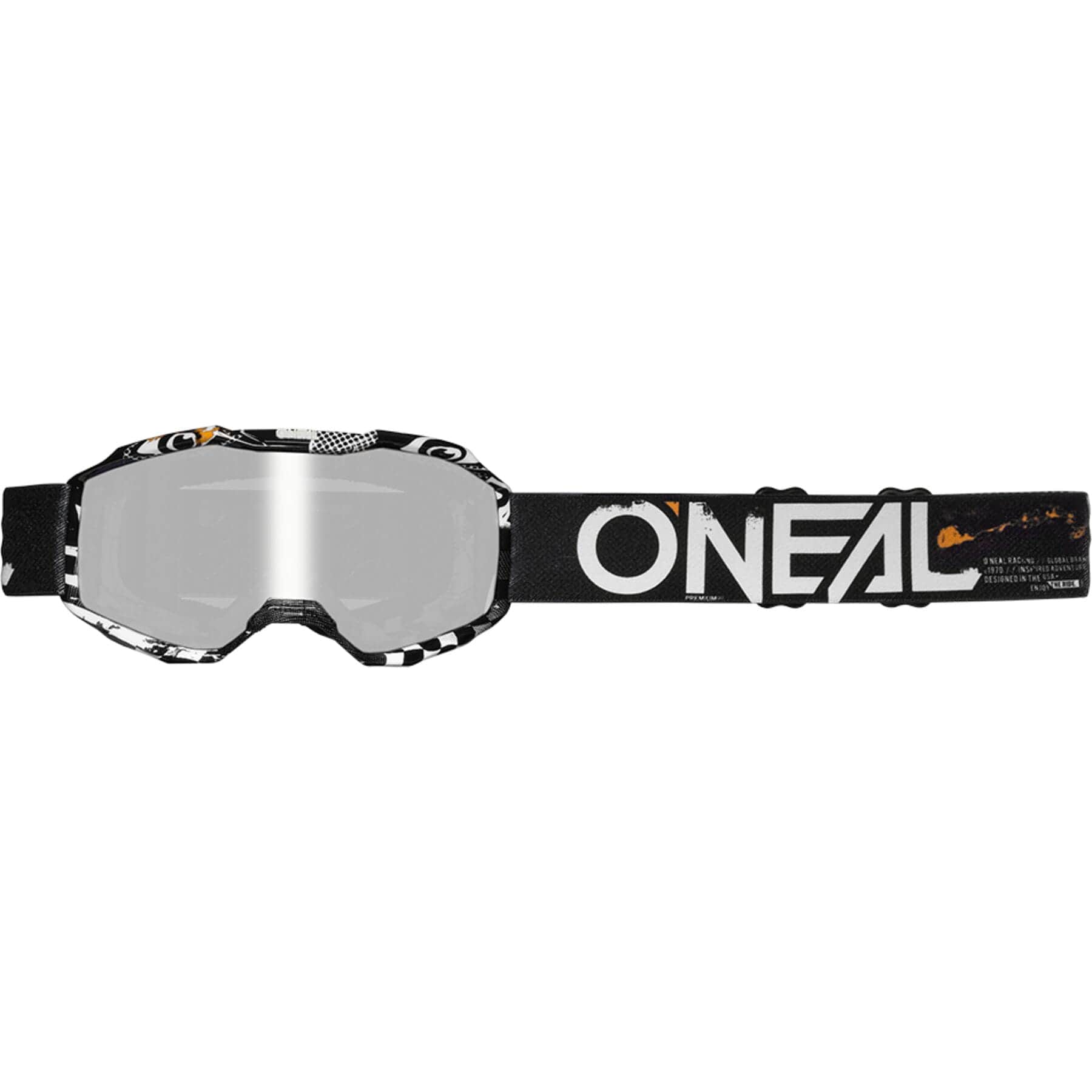 O'Neal Black/White w/Clear Lens O'Neal B-10 Attack Goggles