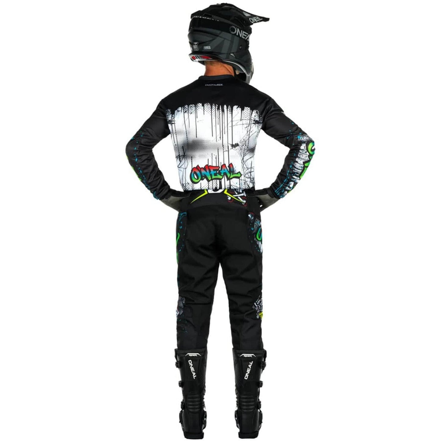 O'Neal BMX Racing O'Neal Element Rancid V24 Youth Race Pants Black / White