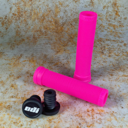 ODI BMX Parts Pink ODI Longneck Pro Flangeless Grips