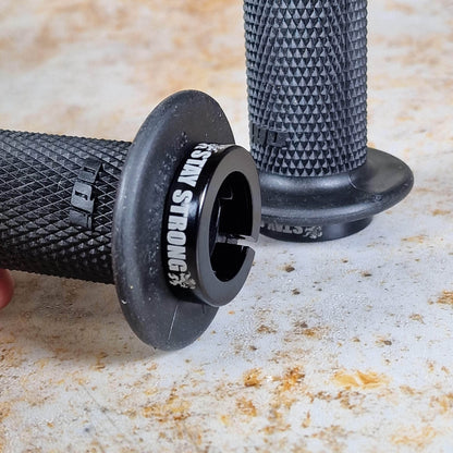 ODI BMX Parts ODI Stay Strong Lock-On Grips Black/Gold