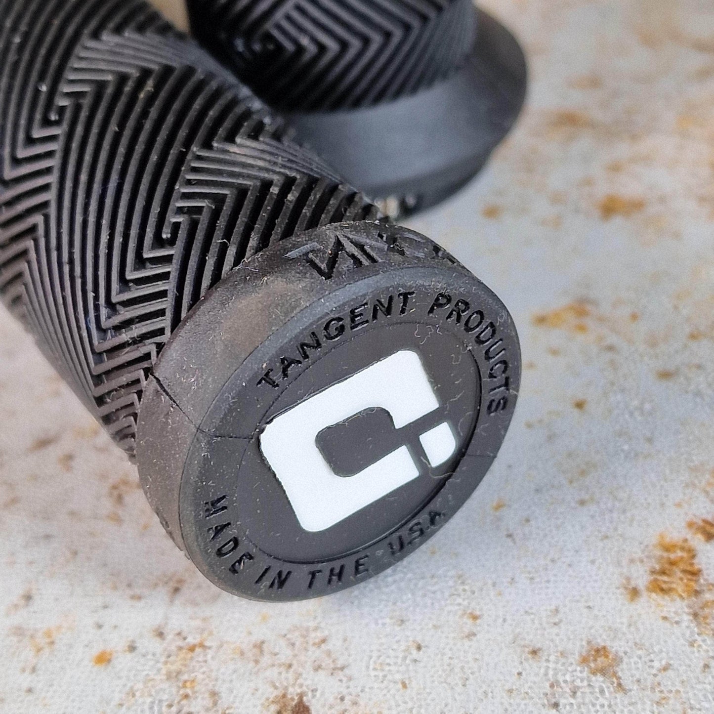 ODI BMX Racing Black ODI Tangent Contour Lock-On 135mm Grips Black