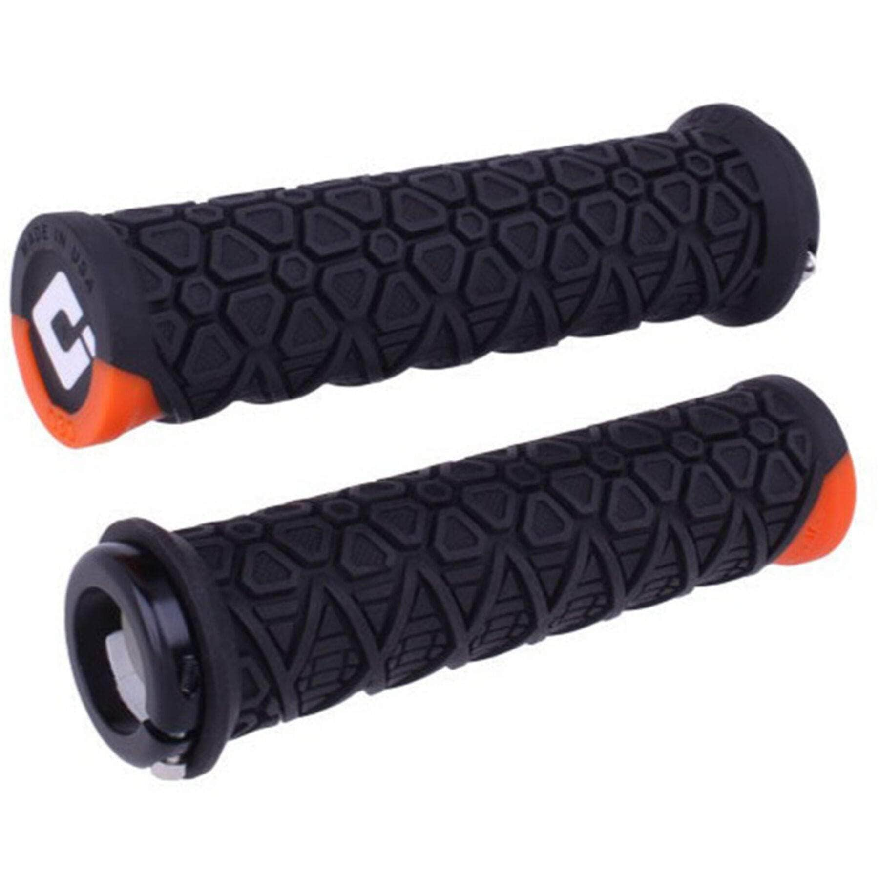 ODI BMX Racing Black ODI Vanquish Lock On Grips featuring D30