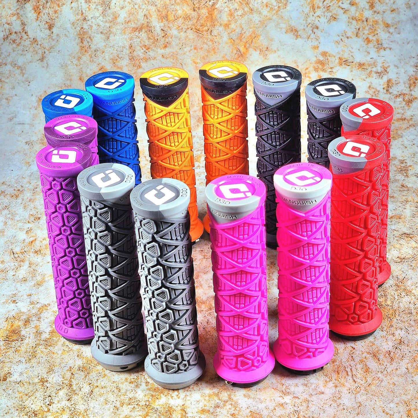 ODI BMX Racing ODI Vanquish Lock On Grips featuring D30