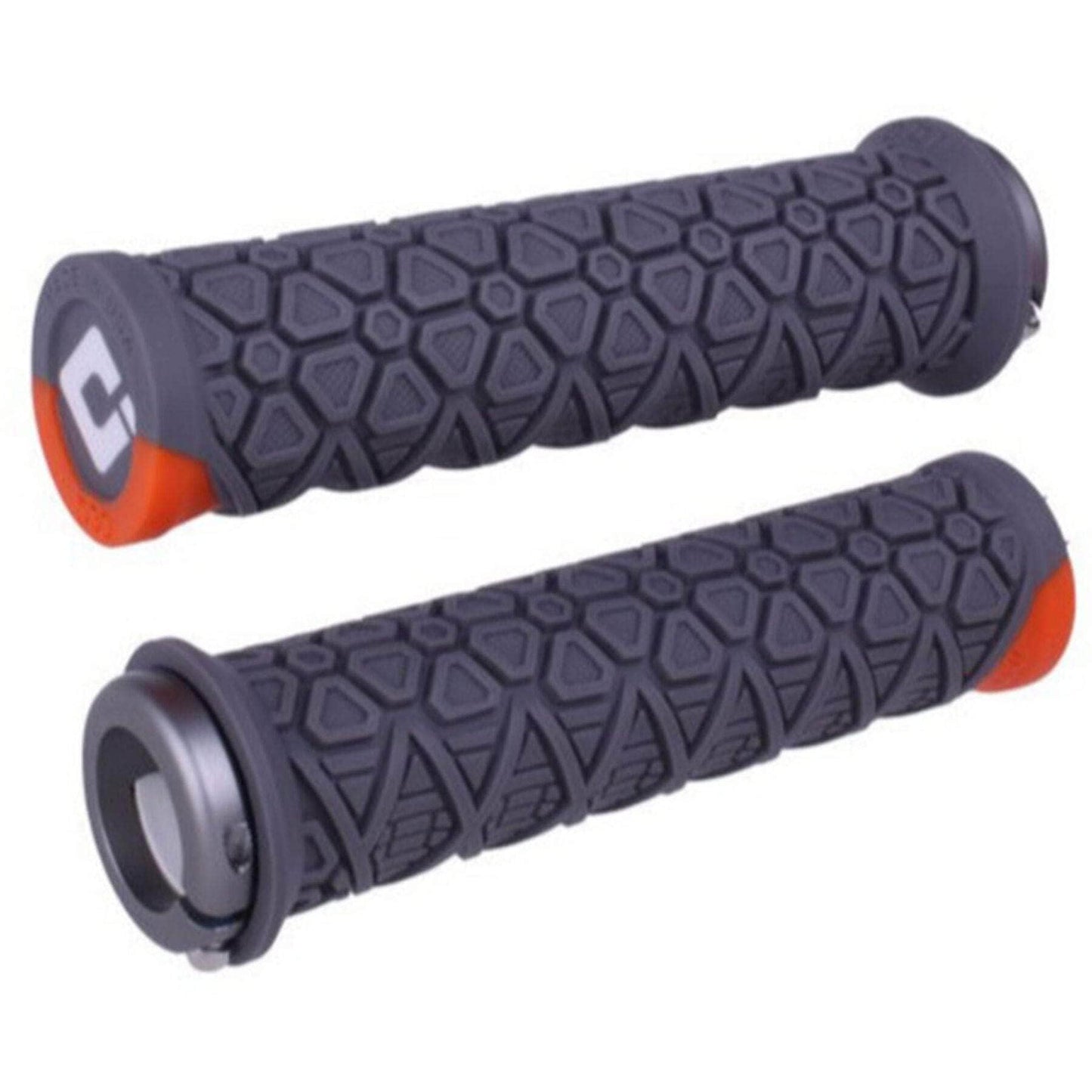 ODI BMX Racing Grey ODI Vanquish Lock On Grips featuring D30