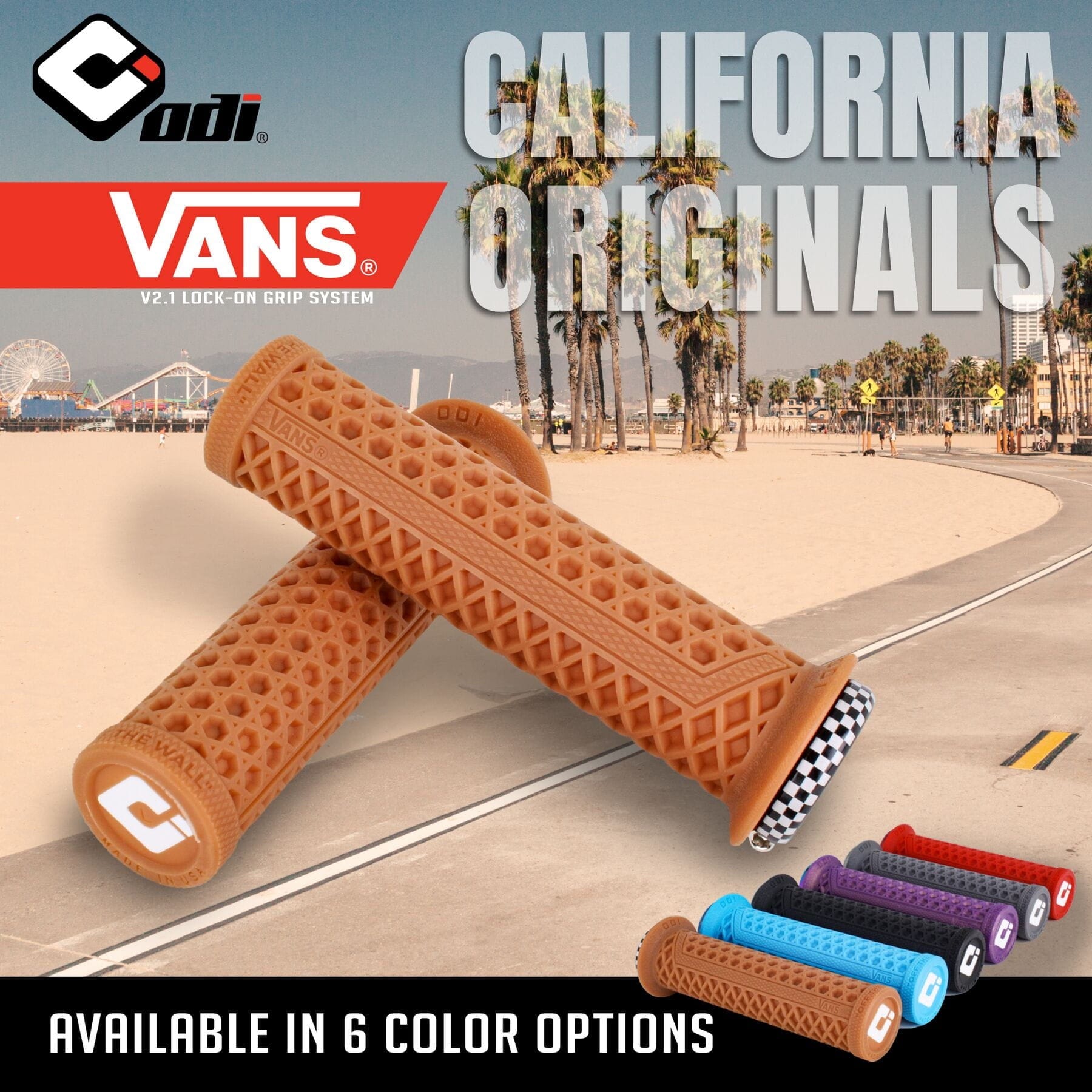 ODI BMX Parts ODI x Vans v2.1 MTB Lock On Grips