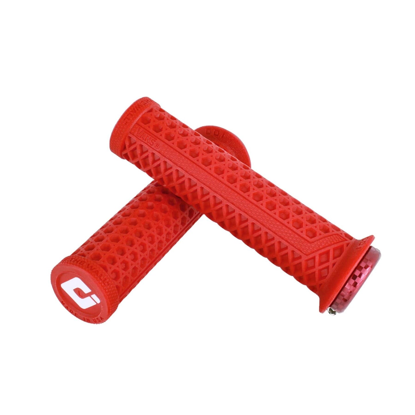 ODI BMX Parts Red ODI x Vans v2.1 MTB Lock On Grips