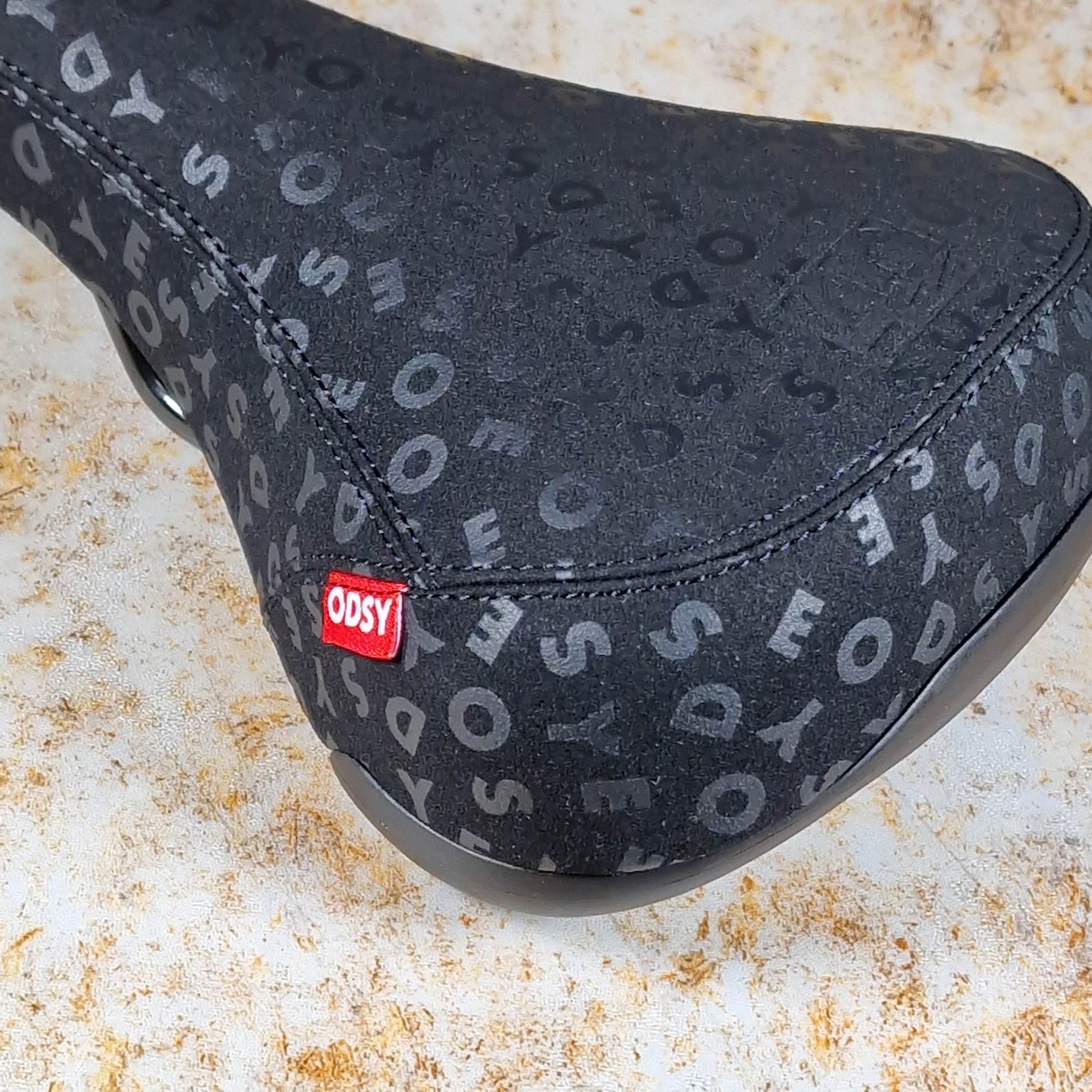 Odyssey BMX Parts Fat Odyssey 40 Year Anniversary Railed Cruiser Seat Black