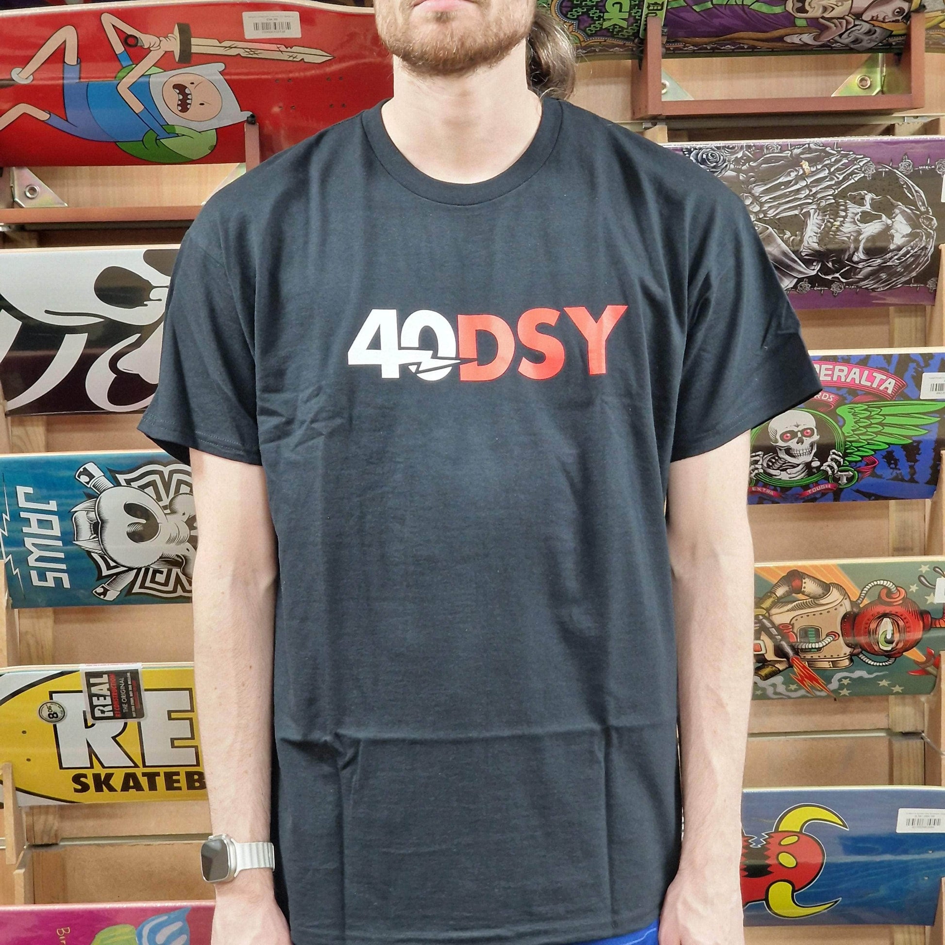 Odyssey Clothing & Shoes Odyssey 40 Years T-Shirt Black
