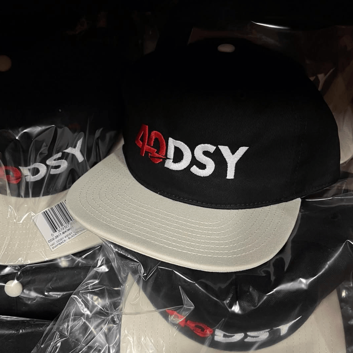 Odyssey Clothing & Shoes Black / White Odyssey 4ODSY 5-Panel Cap Black / White