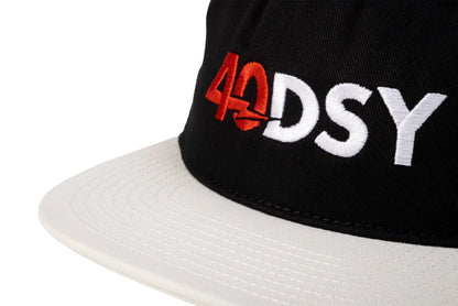 Odyssey Clothing & Shoes Black / White Odyssey 4ODSY 5-Panel Cap Black / White