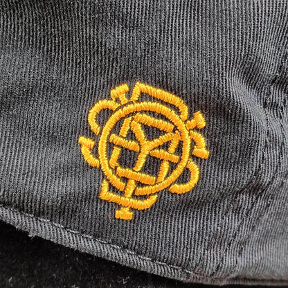 Odyssey Clothing & Shoes Black with Golden Rod Felt Applique Odyssey '85 5-Panel Cap Black