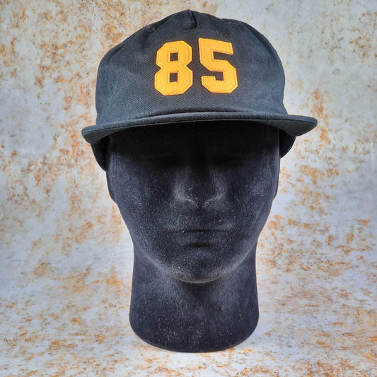 Odyssey Clothing & Shoes Black with Golden Rod Felt Applique Odyssey '85 5-Panel Cap Black