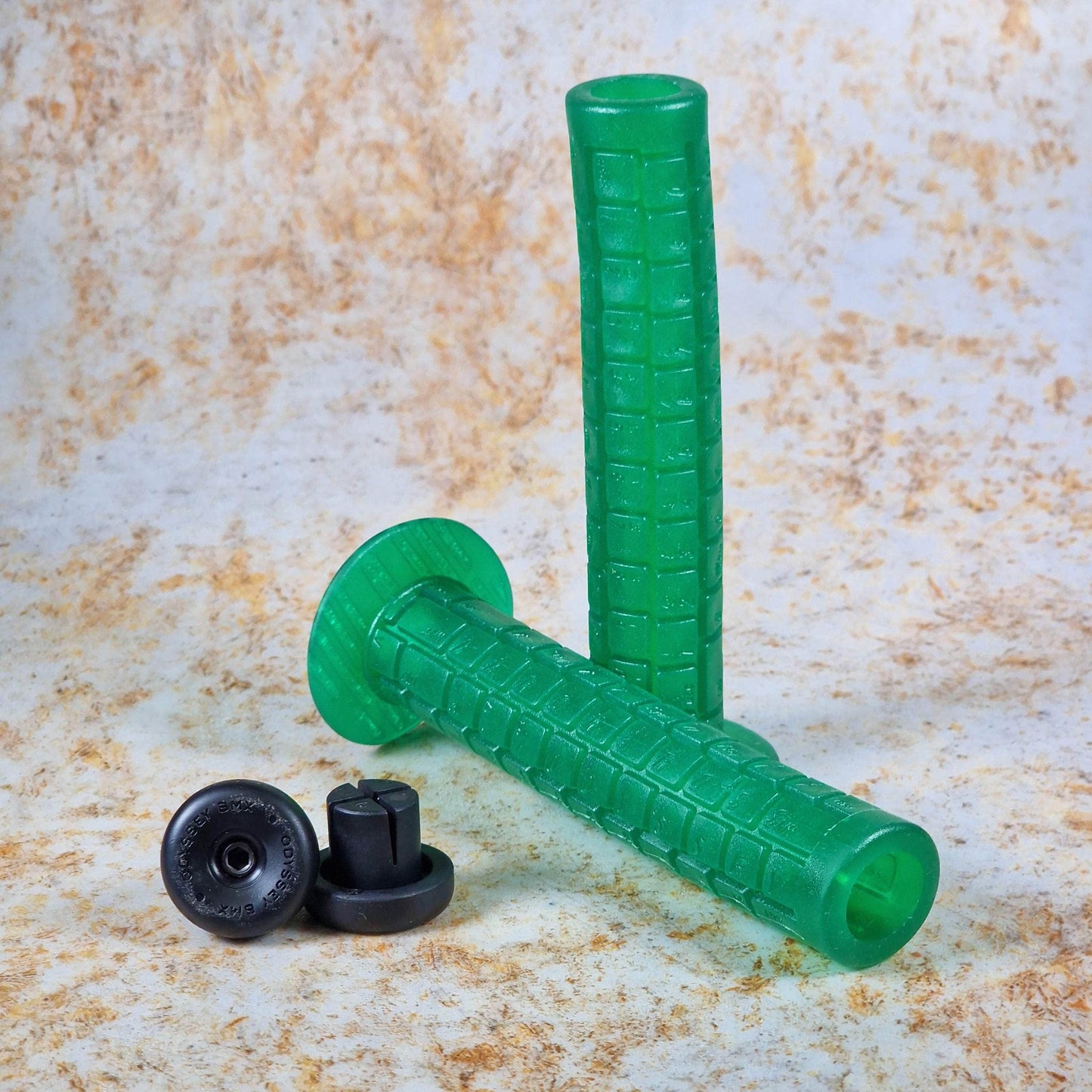 Odyssey BMX Parts Clear Lime Odyssey Aaron Ross Keyboard Grips