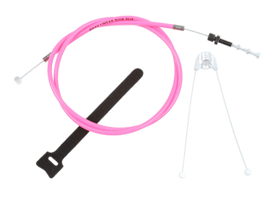 Odyssey BMX Parts Hot Pink Odyssey Adjustable Linear Quik Slic Cable
