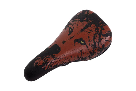 Odyssey BMX Parts Brown / Gold Odyssey Aitken Nightwolf Railed Seat Brown / Gold