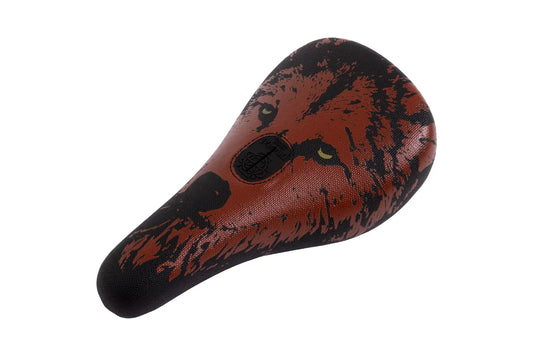 Odyssey BMX Parts Brown / Gold Odyssey Aitken Nightwolf Senior 2 Pivotal Seat Brown / Gold