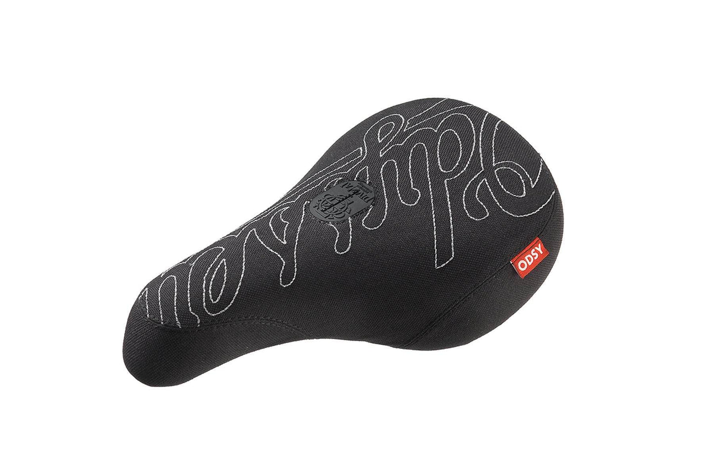 Odyssey BMX Parts Fat Odyssey Big Stitch Pivotal Seat Black / Reflective Stitch