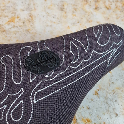 Odyssey BMX Parts Fat Odyssey Big Stitch Pivotal Seat Black / Reflective Stitch