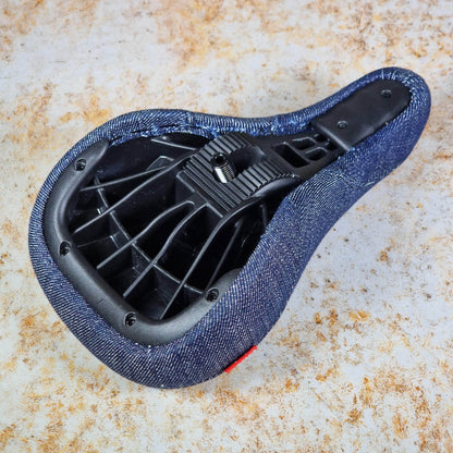 Odyssey BMX Parts Odyssey Big Stitch Pivotal Seat Denim / Red