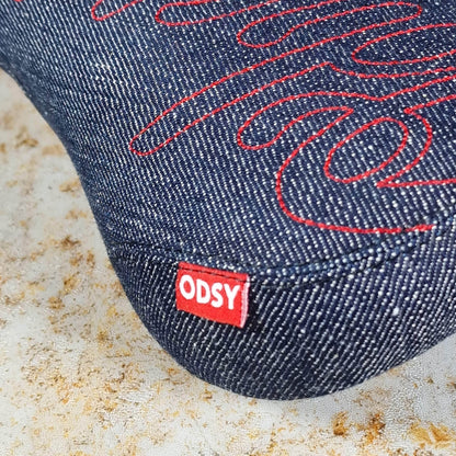 Odyssey BMX Parts Odyssey Big Stitch Pivotal Seat Denim / Red