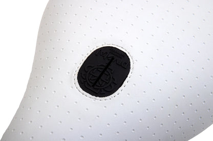 Odyssey BMX Parts White Odyssey Broc Pivotal Seat White Perforated