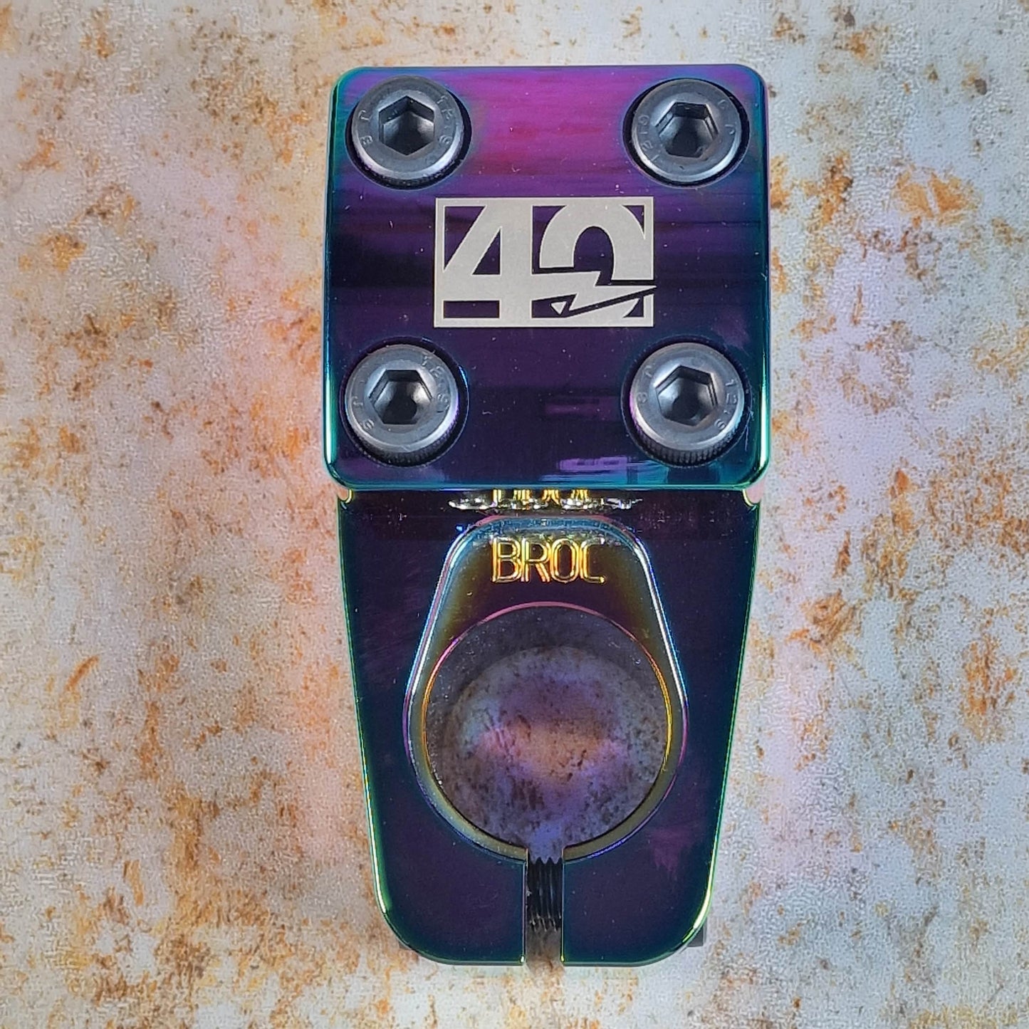 Odyssey BMX Parts Oil Slick Odyssey Broc V2 Top Load Stem Oil Slick 40th Anniversary