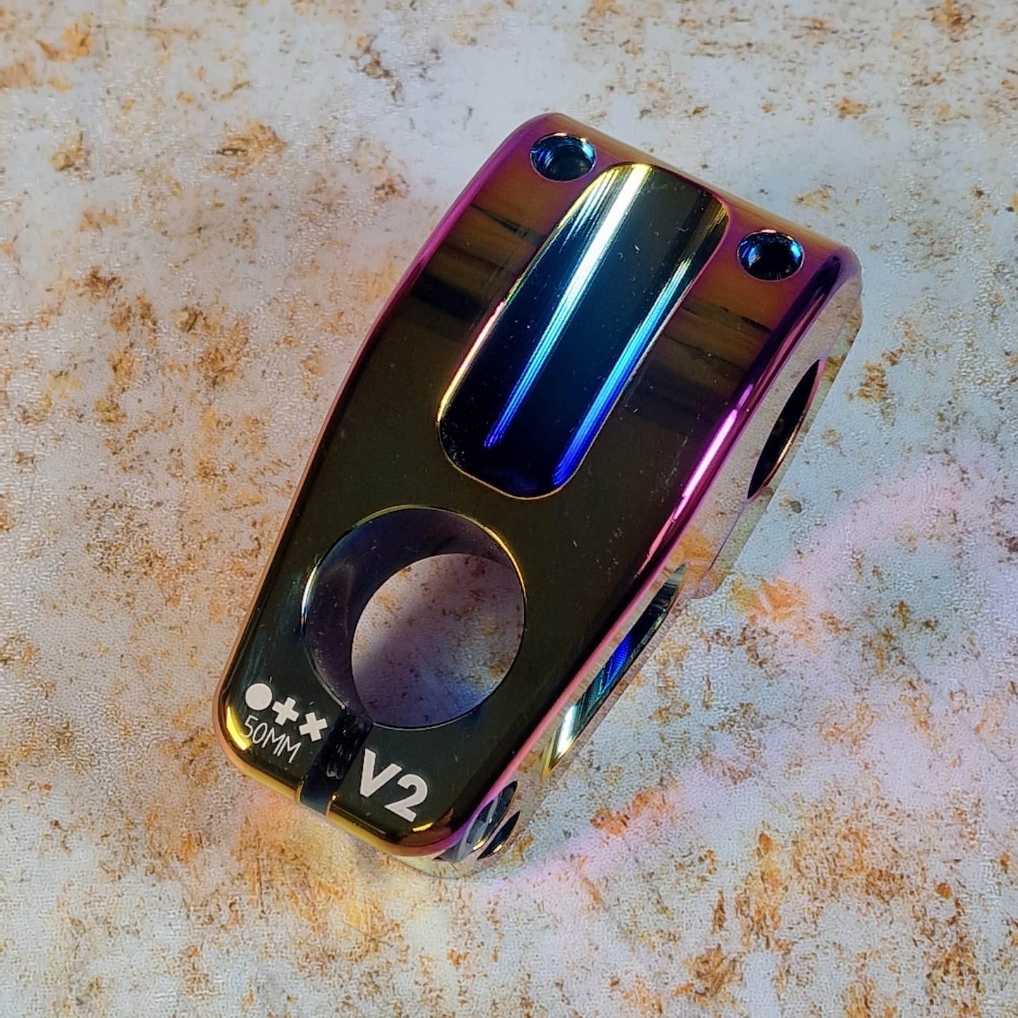 Odyssey BMX Parts Oil Slick Odyssey Broc V2 Top Load Stem Oil Slick 40th Anniversary